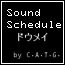 Sound Schedule ����